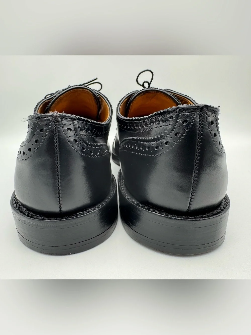 Allen Edmonds Lexington Cap Toe Oxford Dress Shoes Black Leather Men Size 11.5 B
